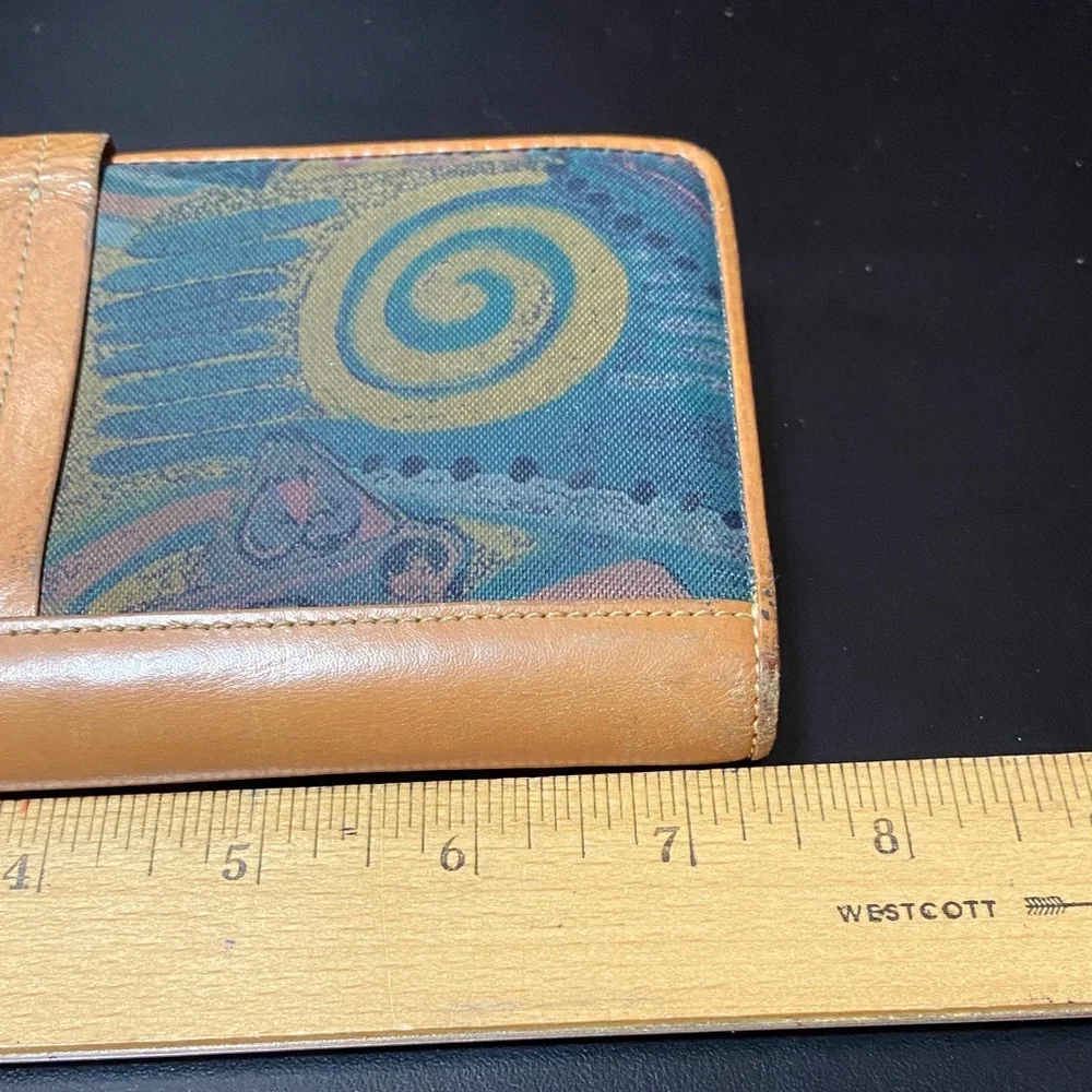 Vintage Vincent Van Gogh Tan and Multicolor Wallet
